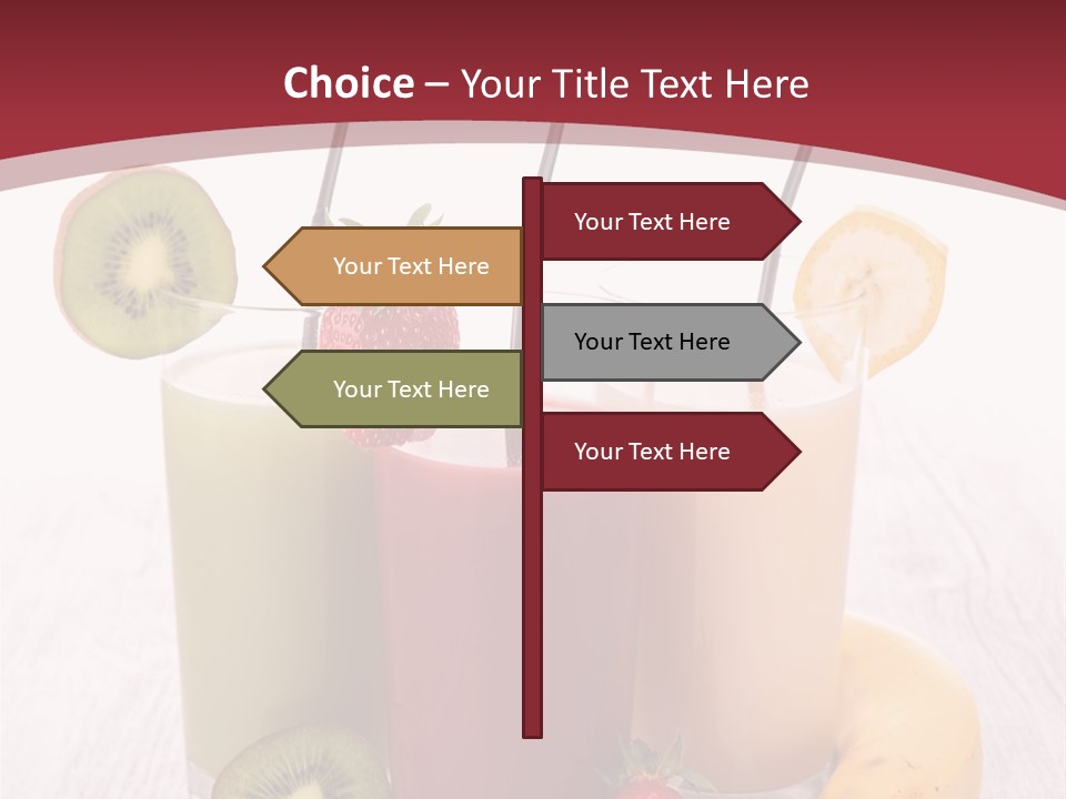 Dessert Mixed Glass PowerPoint Template