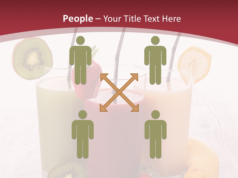 Dessert Mixed Glass PowerPoint Template