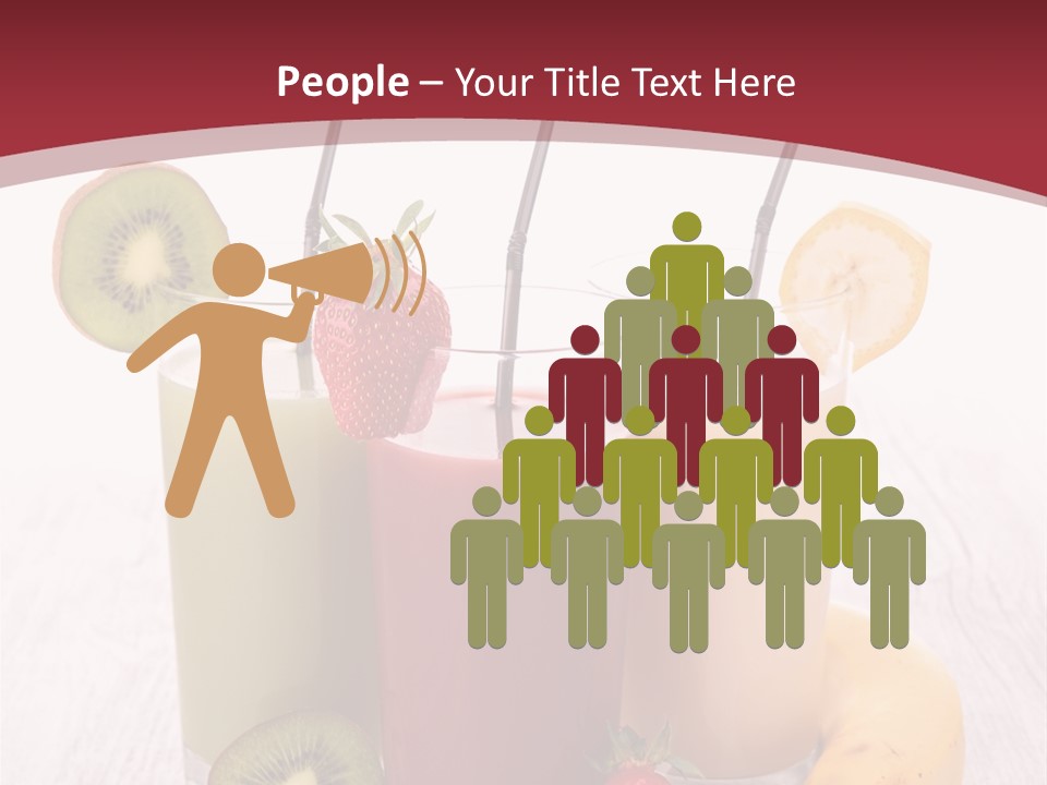 Dessert Mixed Glass PowerPoint Template