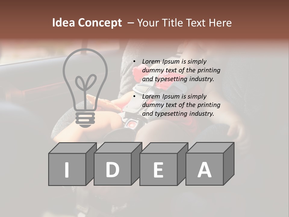 Baby Childhood Inside PowerPoint Template