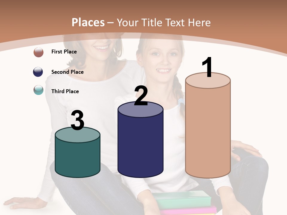 Sportive Head Jeans PowerPoint Template