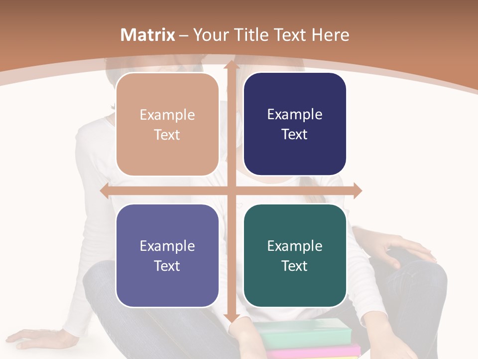 Sportive Head Jeans PowerPoint Template