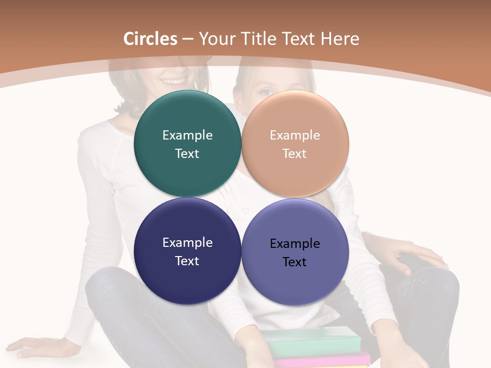 Sportive Head Jeans PowerPoint Template