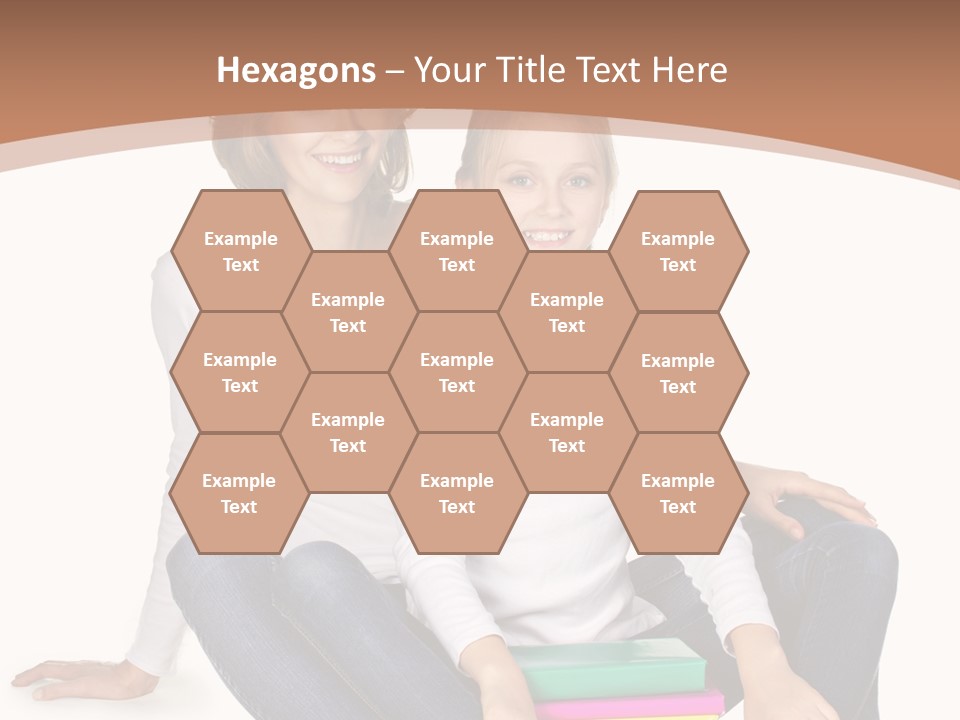 Sportive Head Jeans PowerPoint Template