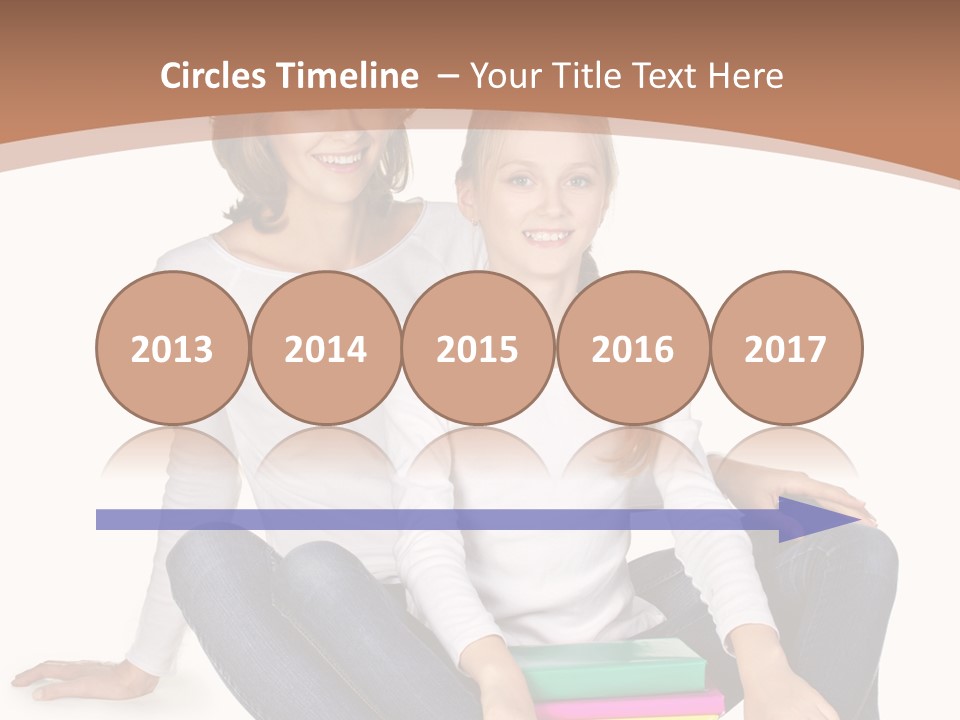 Sportive Head Jeans PowerPoint Template