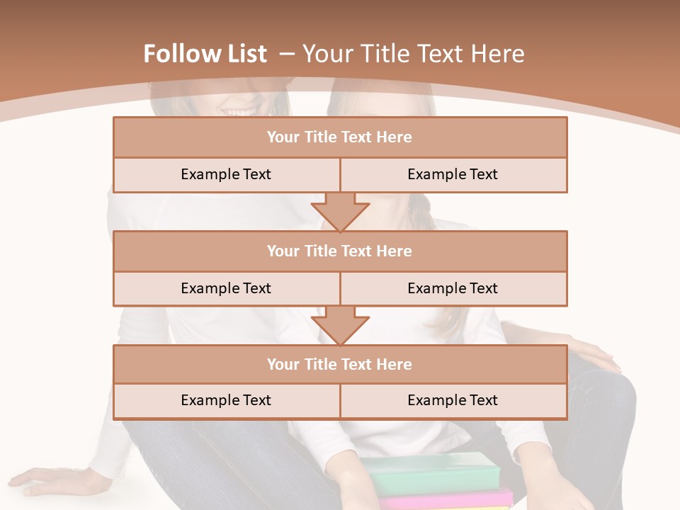 Sportive Head Jeans PowerPoint Template