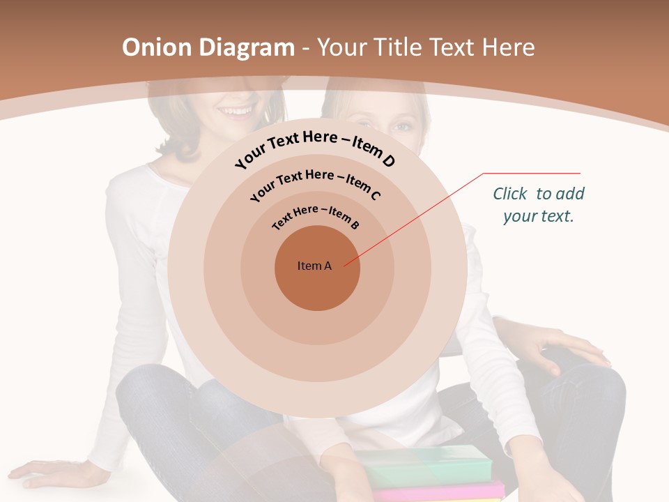 Sportive Head Jeans PowerPoint Template