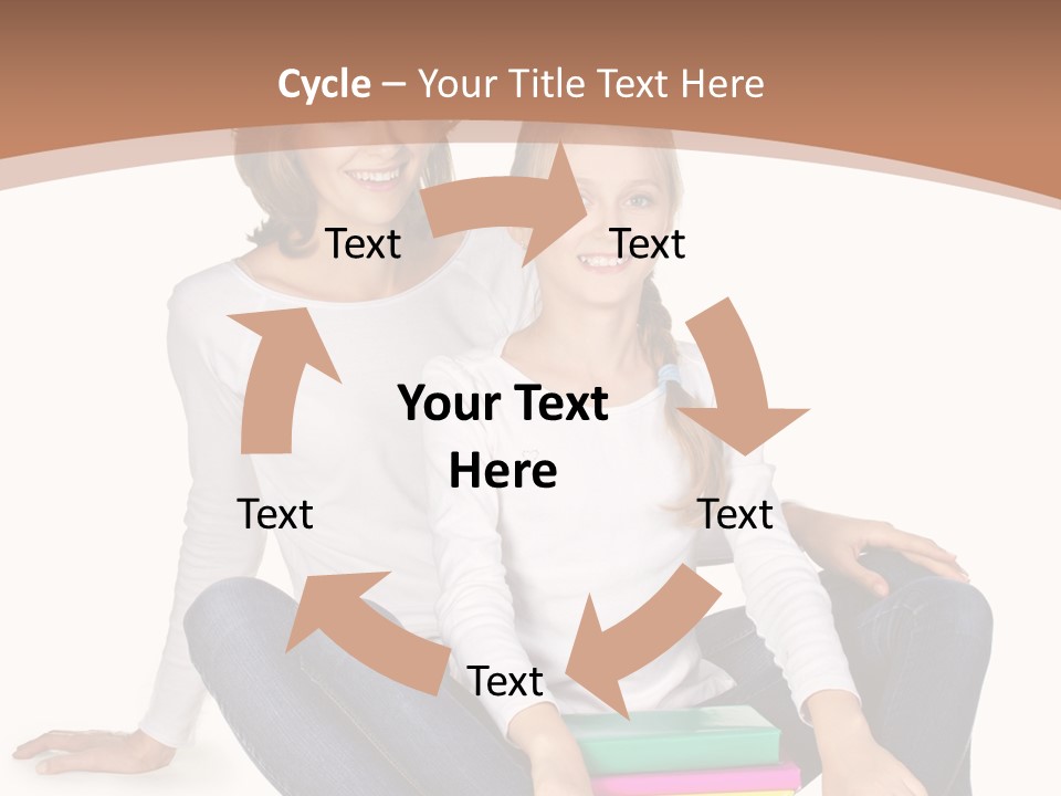 Sportive Head Jeans PowerPoint Template