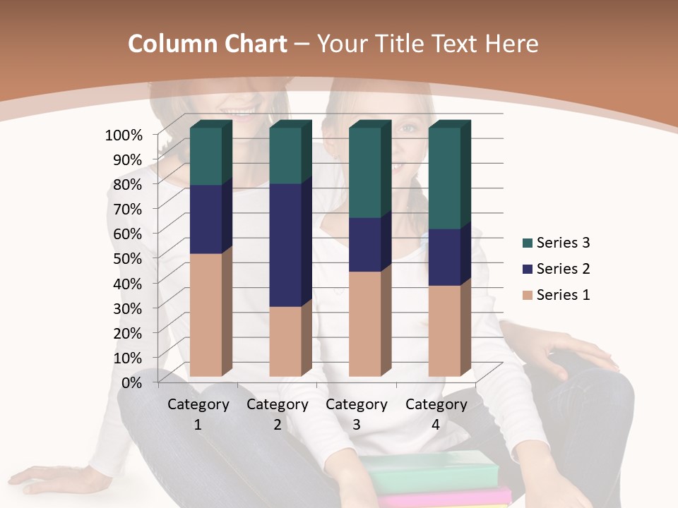 Sportive Head Jeans PowerPoint Template