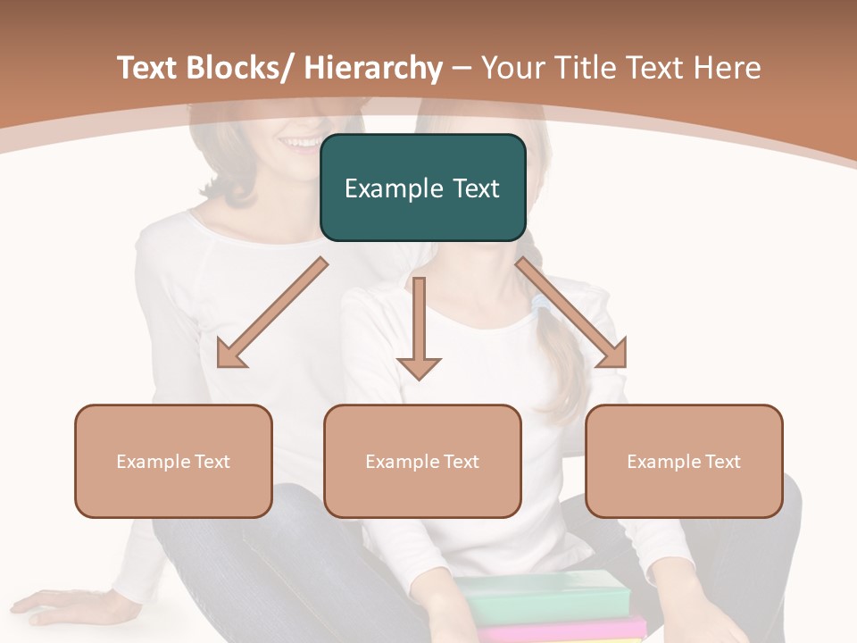 Sportive Head Jeans PowerPoint Template