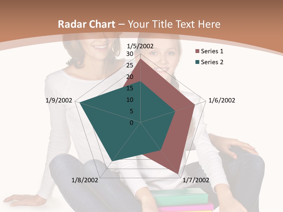 Sportive Head Jeans PowerPoint Template