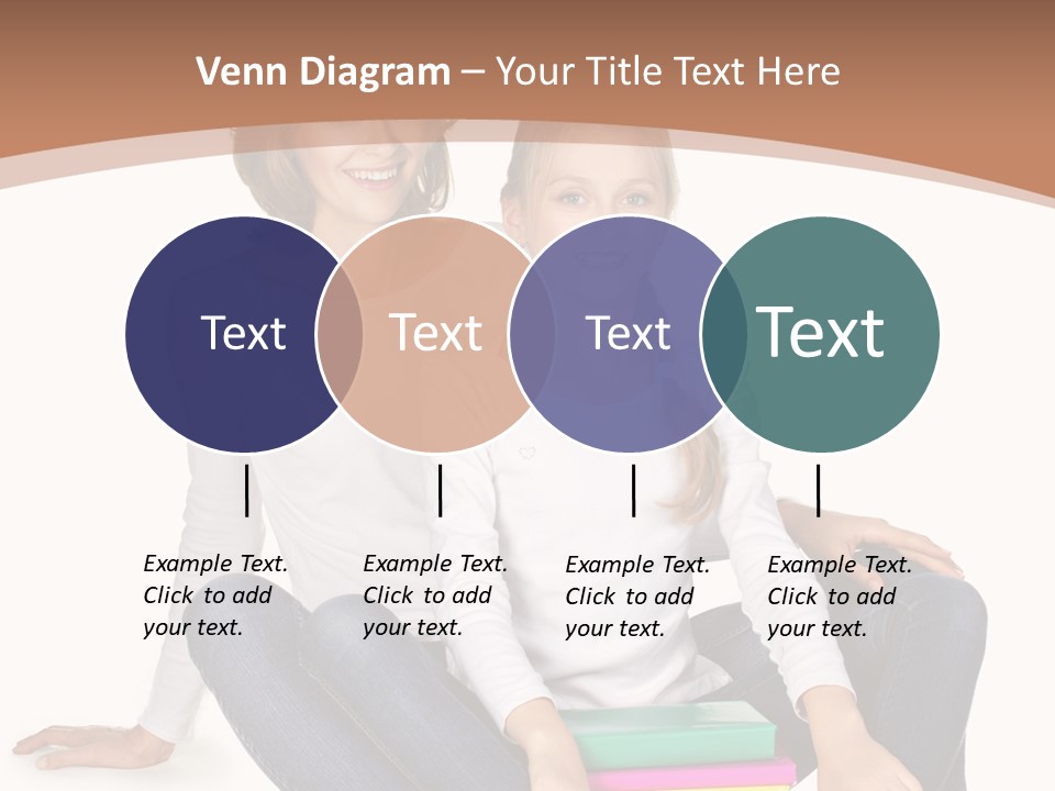 Sportive Head Jeans PowerPoint Template