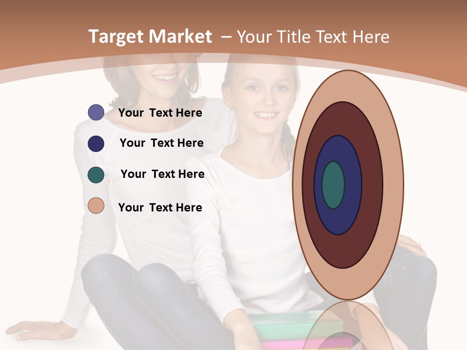 Sportive Head Jeans PowerPoint Template