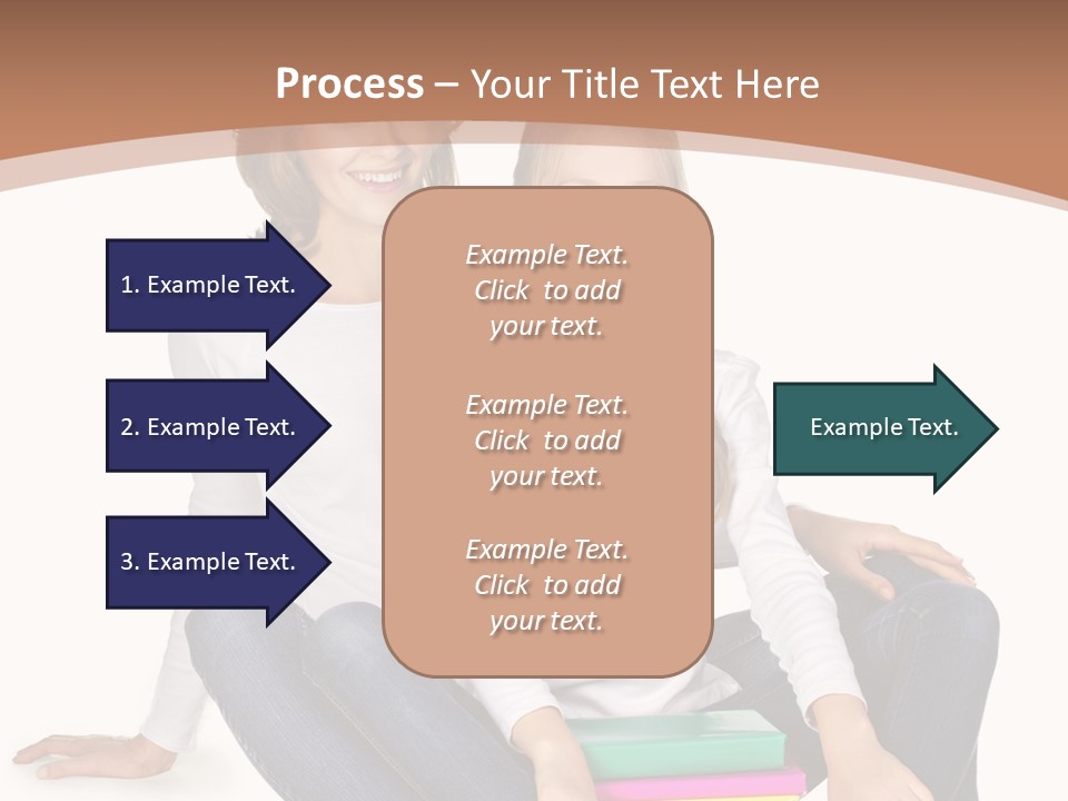 Sportive Head Jeans PowerPoint Template