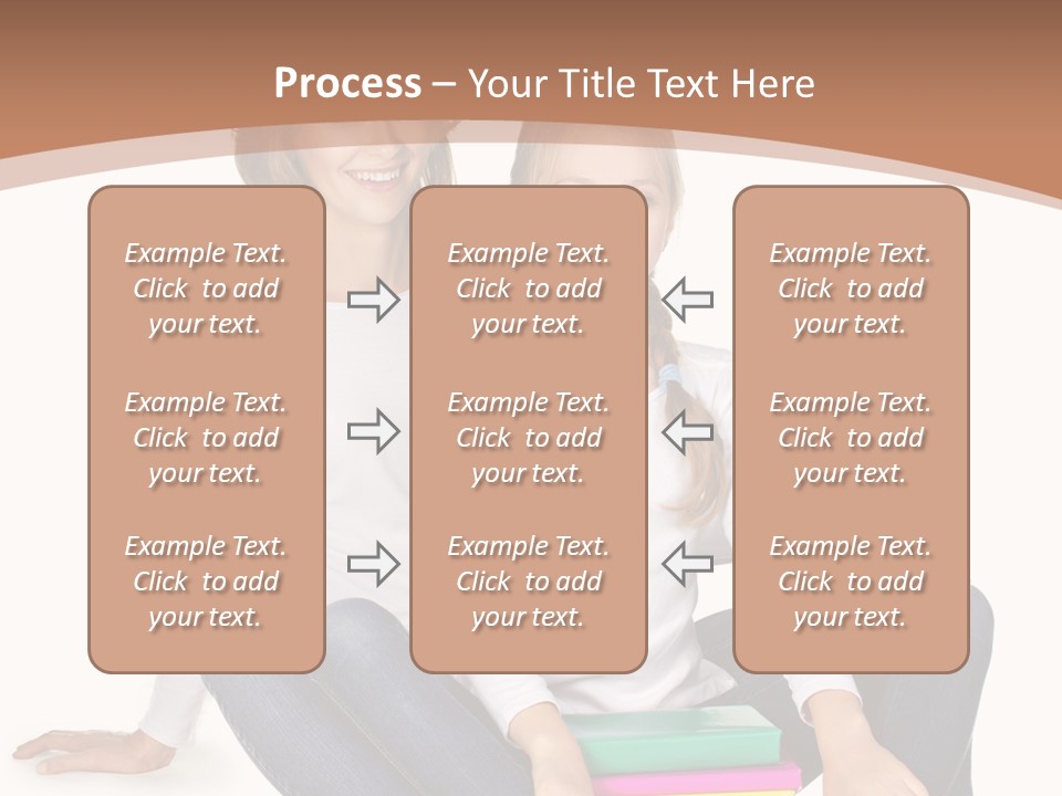 Sportive Head Jeans PowerPoint Template