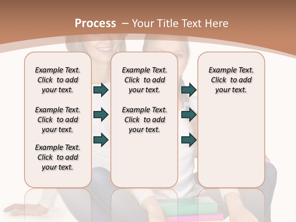 Sportive Head Jeans PowerPoint Template