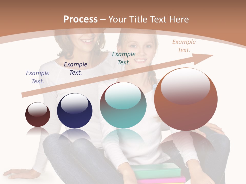 Sportive Head Jeans PowerPoint Template