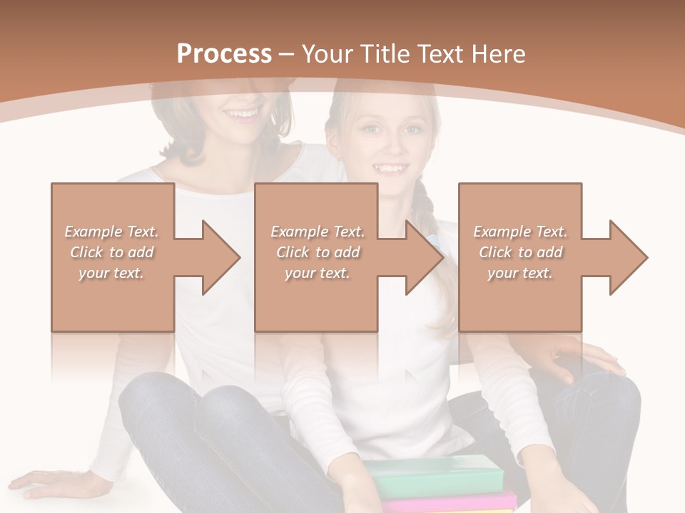 Sportive Head Jeans PowerPoint Template