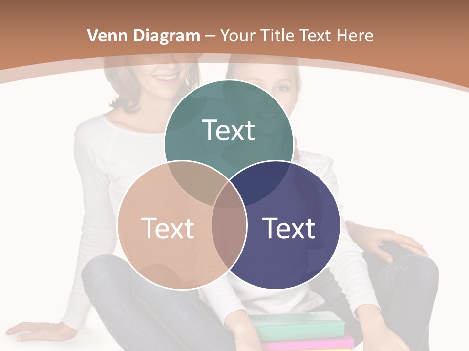 Sportive Head Jeans PowerPoint Template