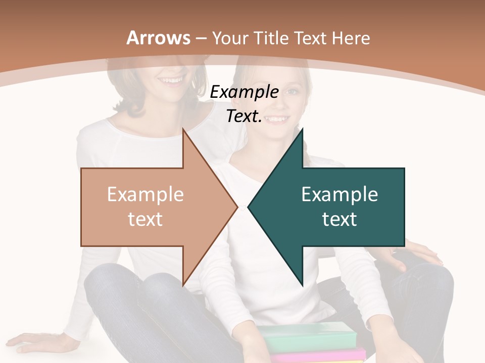 Sportive Head Jeans PowerPoint Template