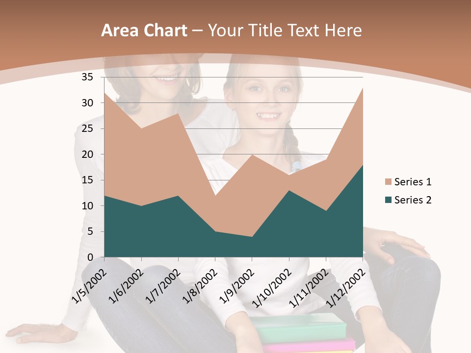 Sportive Head Jeans PowerPoint Template