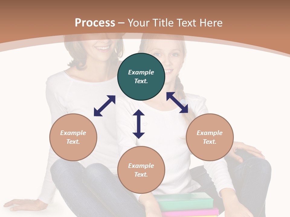 Sportive Head Jeans PowerPoint Template