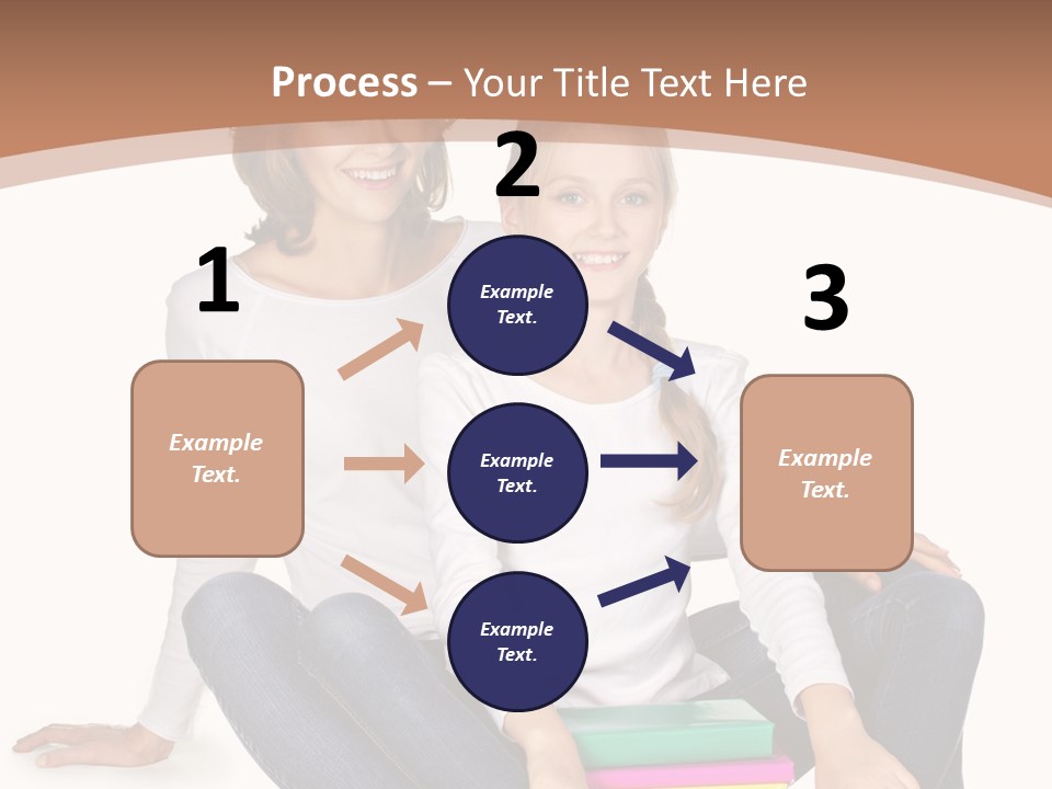 Sportive Head Jeans PowerPoint Template