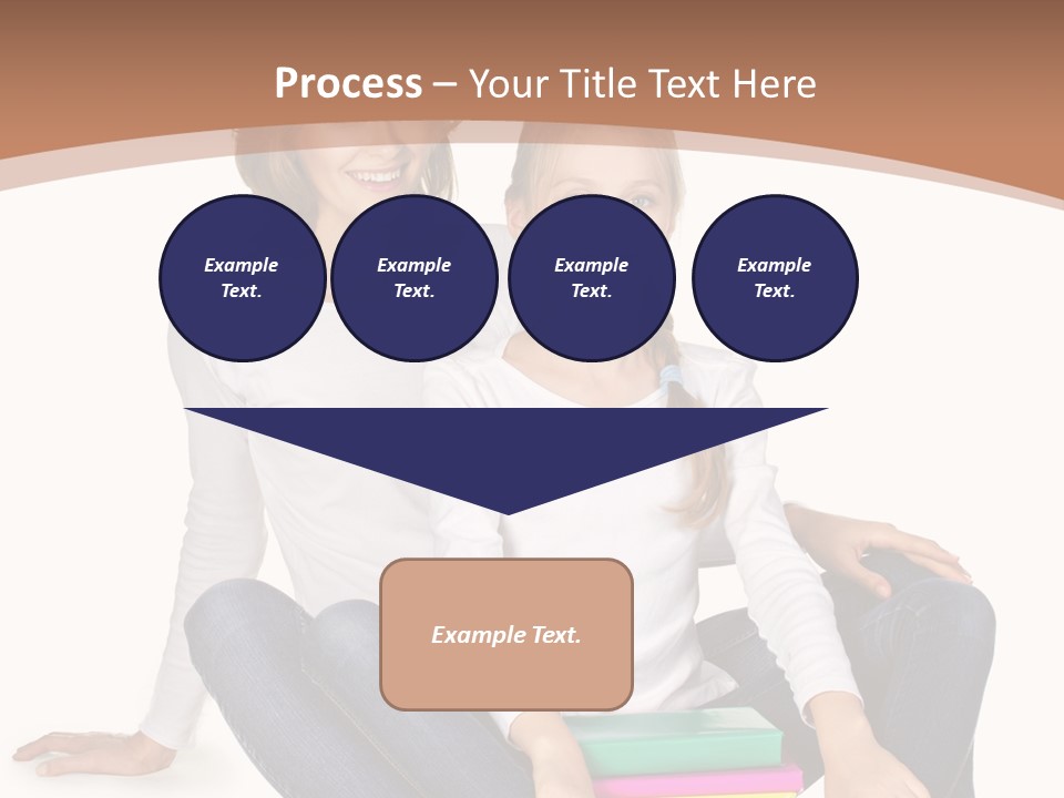 Sportive Head Jeans PowerPoint Template