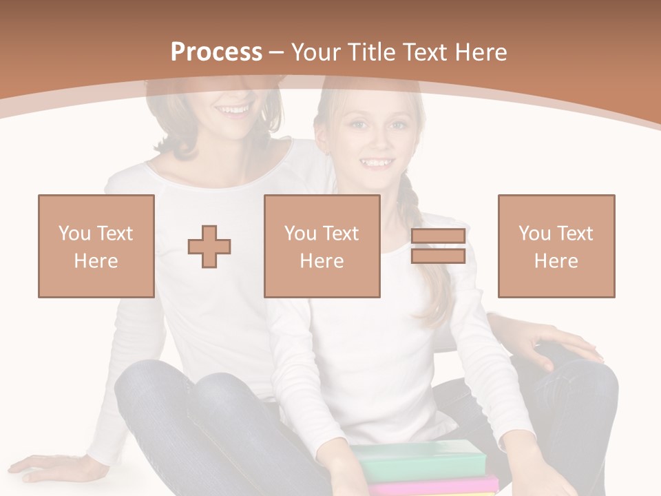 Sportive Head Jeans PowerPoint Template