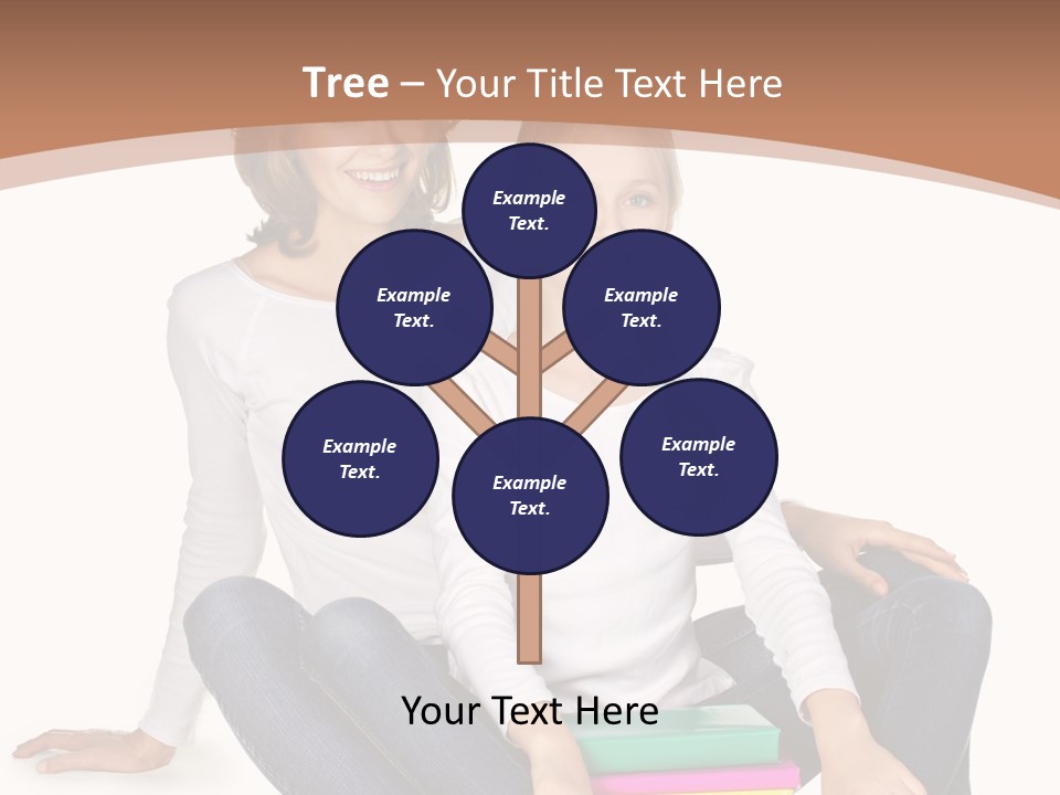 Sportive Head Jeans PowerPoint Template