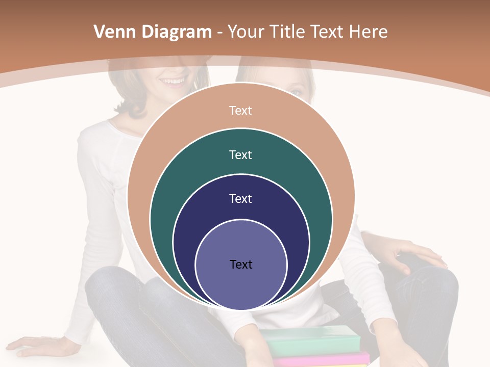 Sportive Head Jeans PowerPoint Template