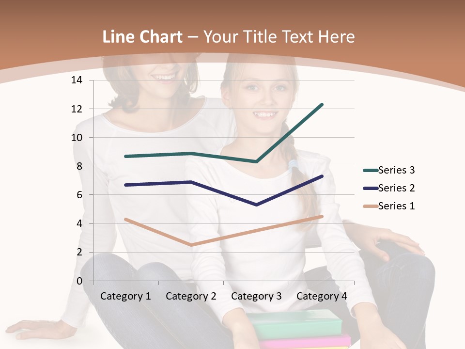 Sportive Head Jeans PowerPoint Template