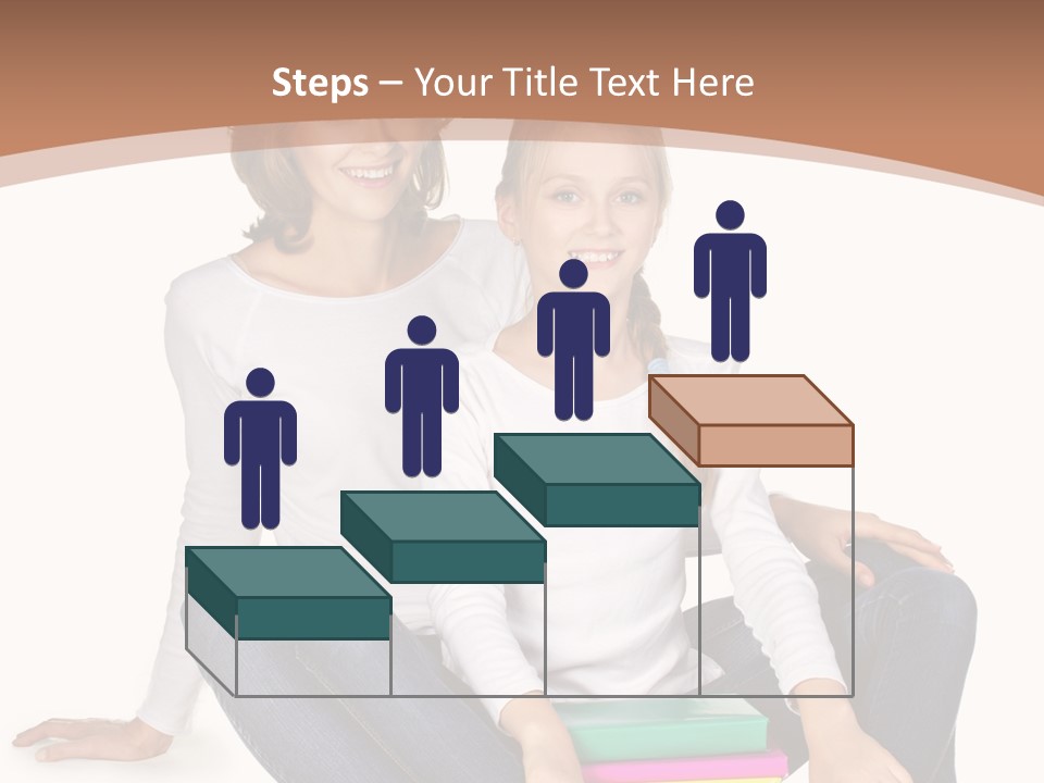 Sportive Head Jeans PowerPoint Template