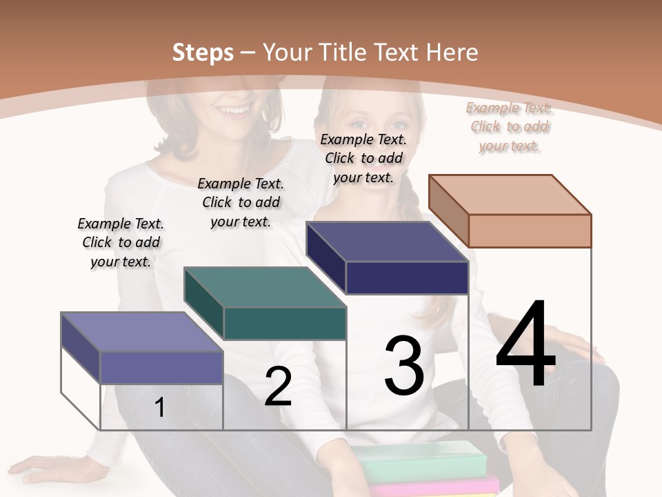 Sportive Head Jeans PowerPoint Template