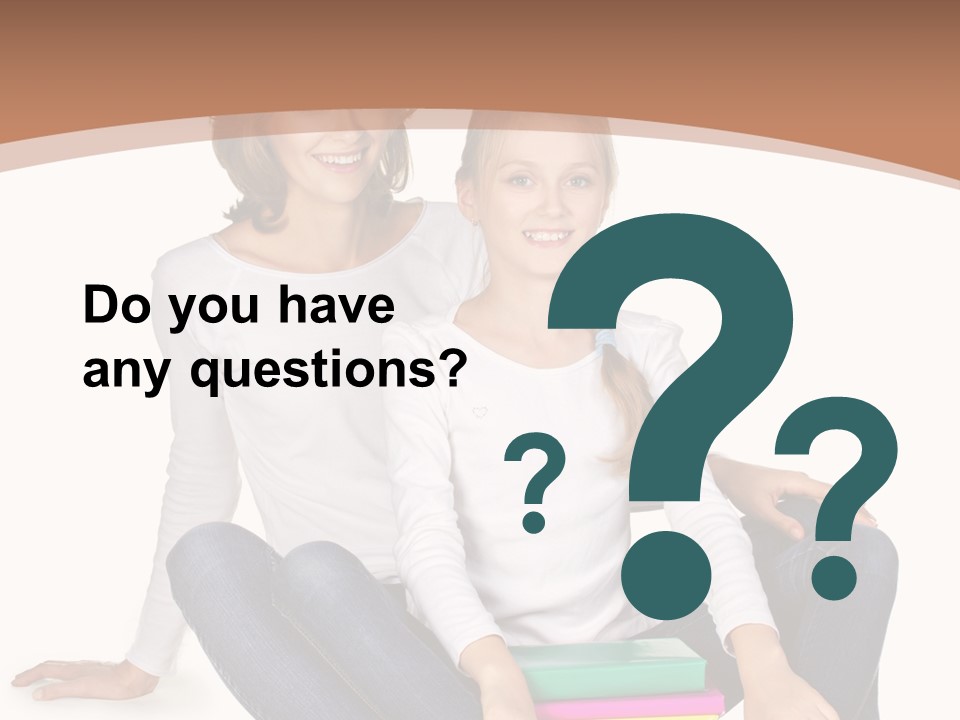 Sportive Head Jeans PowerPoint Template