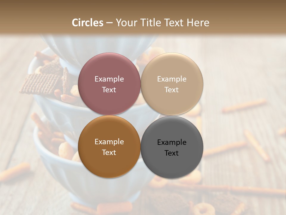 Salty Crunchy Wooden Table PowerPoint Template