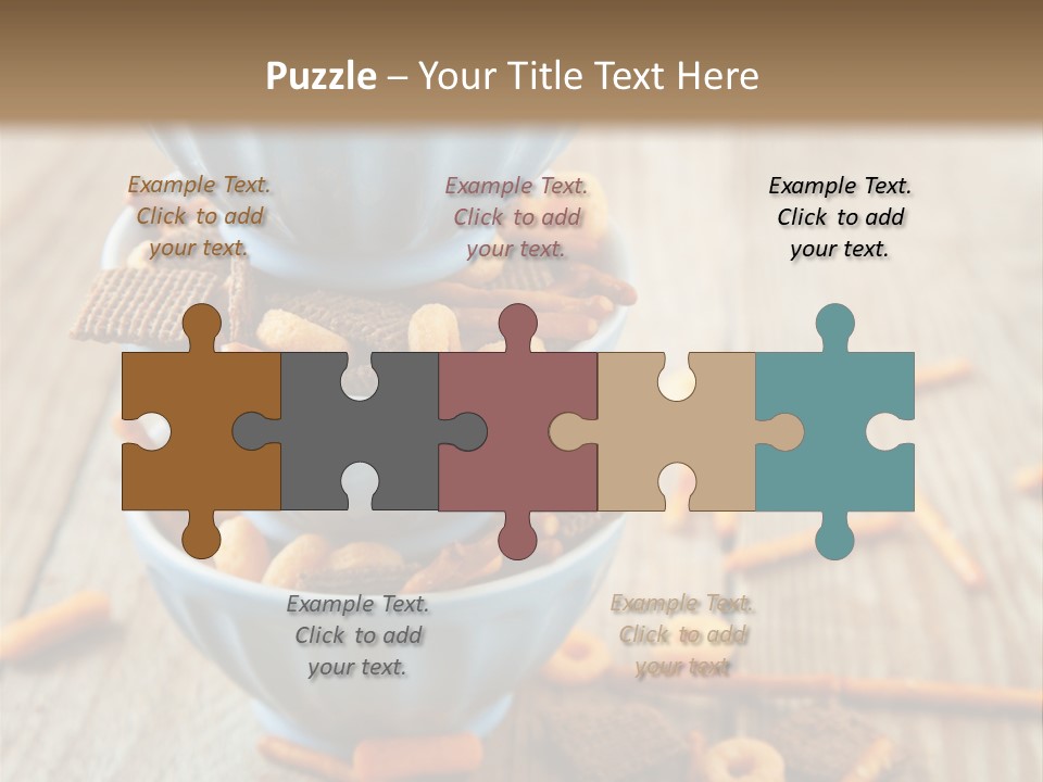 Salty Crunchy Wooden Table PowerPoint Template
