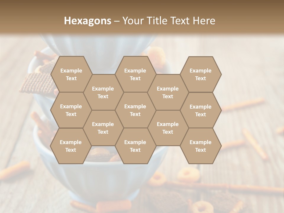 Salty Crunchy Wooden Table PowerPoint Template