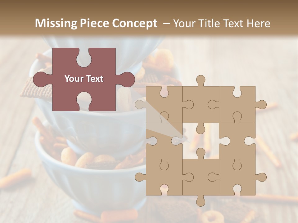 Salty Crunchy Wooden Table PowerPoint Template