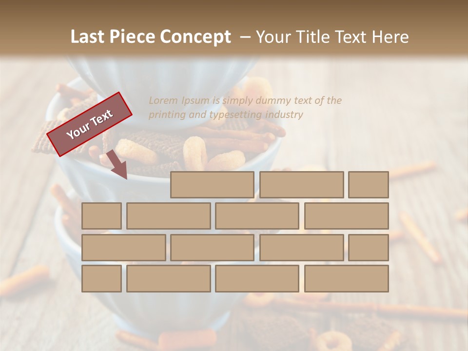 Salty Crunchy Wooden Table PowerPoint Template