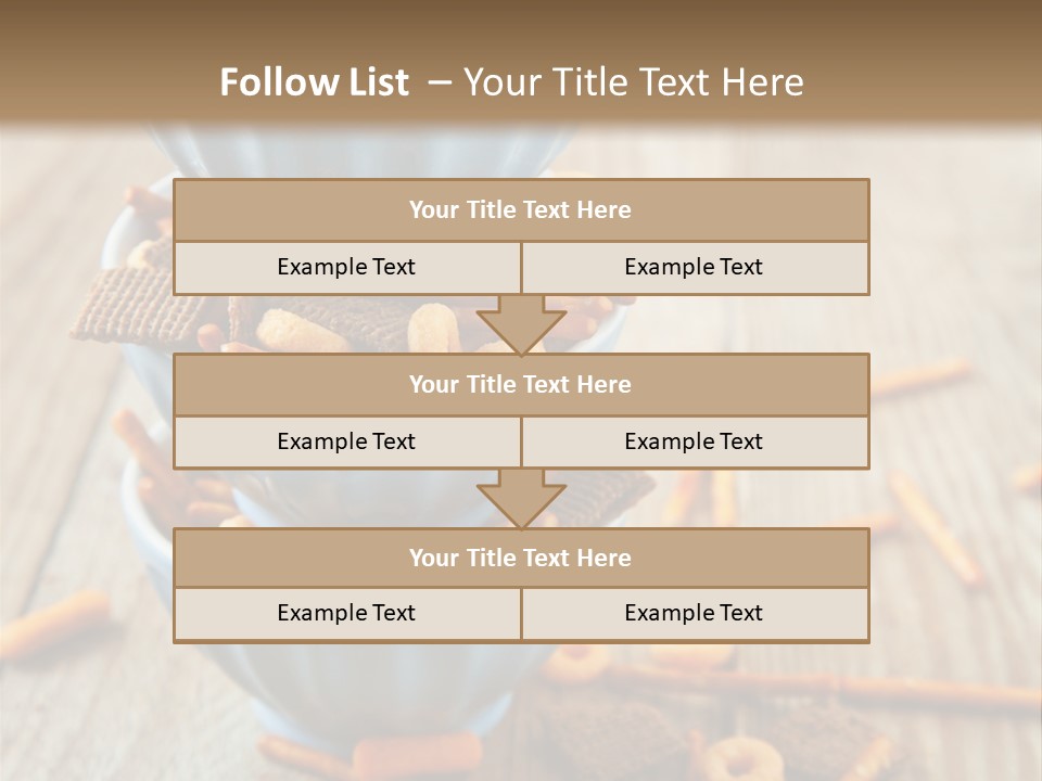 Salty Crunchy Wooden Table PowerPoint Template