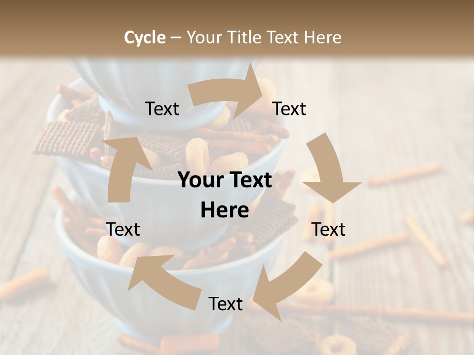 Salty Crunchy Wooden Table PowerPoint Template