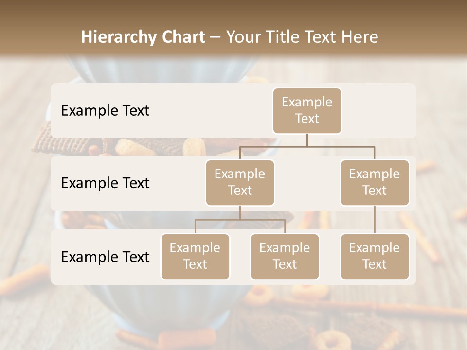 Salty Crunchy Wooden Table PowerPoint Template