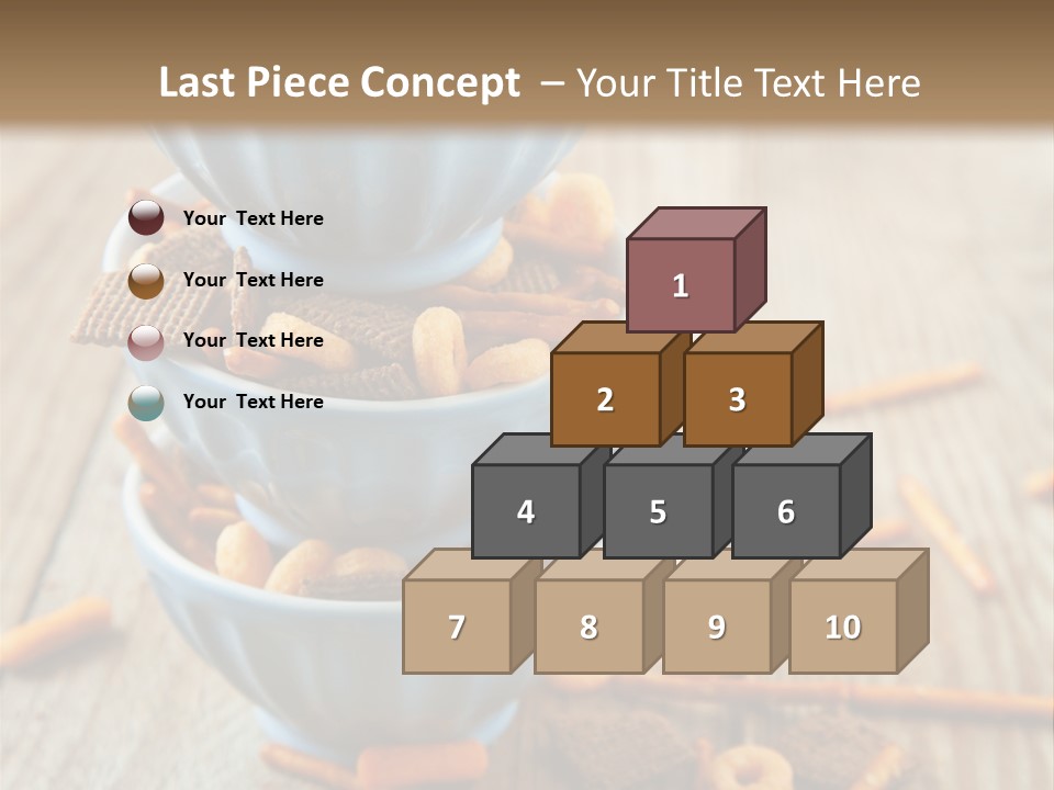 Salty Crunchy Wooden Table PowerPoint Template