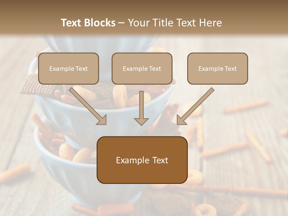Salty Crunchy Wooden Table PowerPoint Template