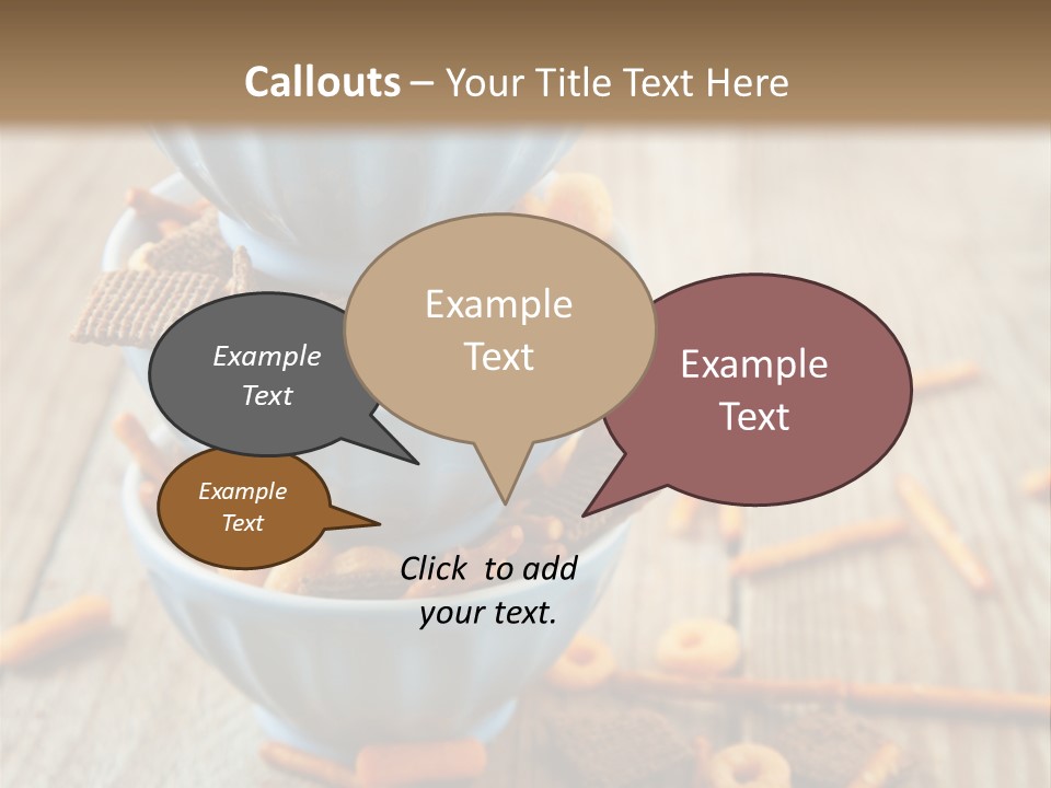 Salty Crunchy Wooden Table PowerPoint Template