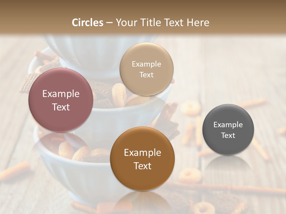 Salty Crunchy Wooden Table PowerPoint Template