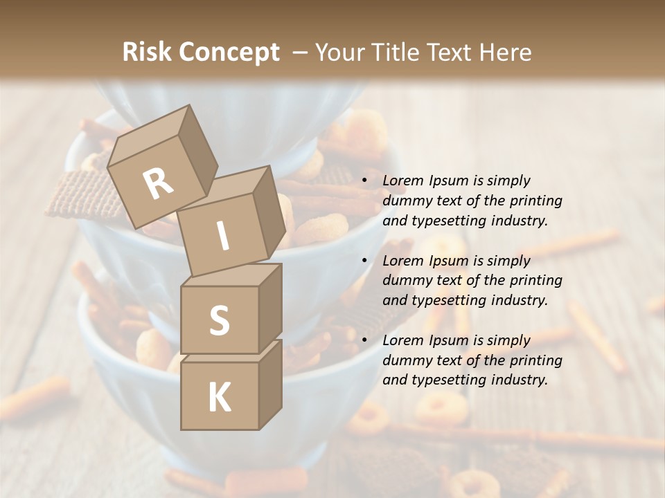 Salty Crunchy Wooden Table PowerPoint Template