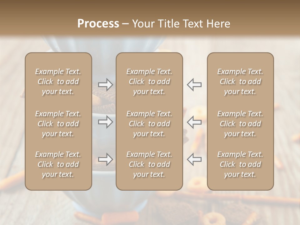 Salty Crunchy Wooden Table PowerPoint Template