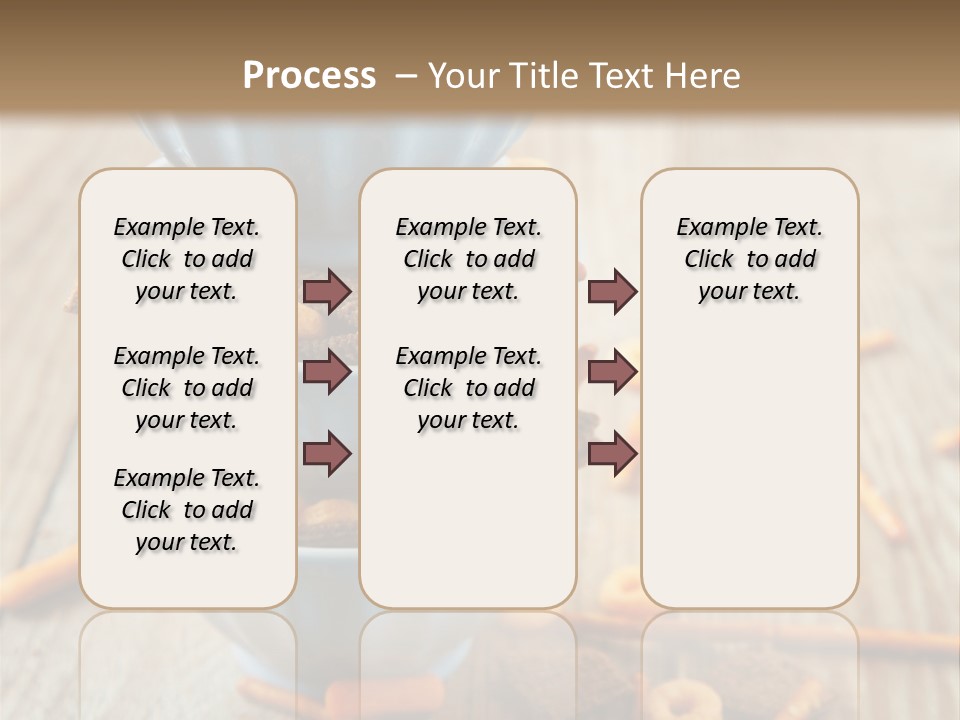 Salty Crunchy Wooden Table PowerPoint Template